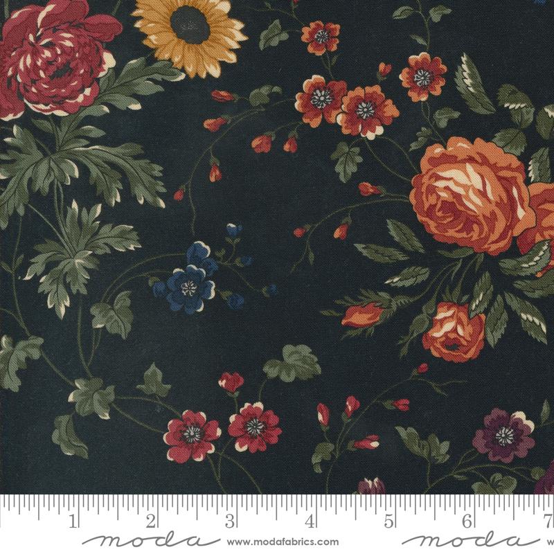 Daisy Lane Mulch - Quilt Fabric