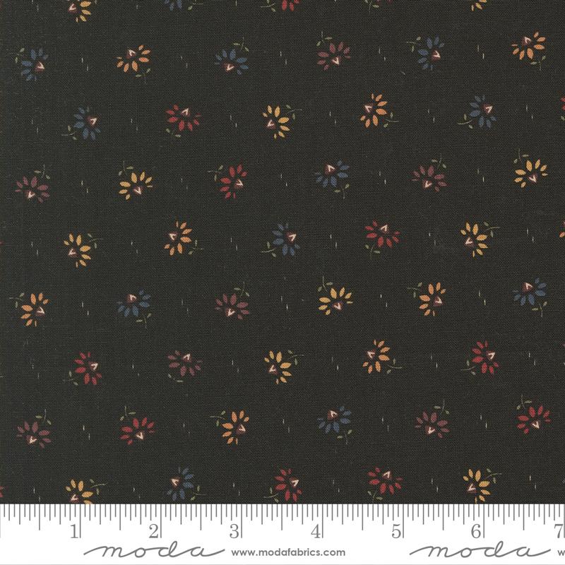 Wheatland Floral Slate - Quilt Fabric