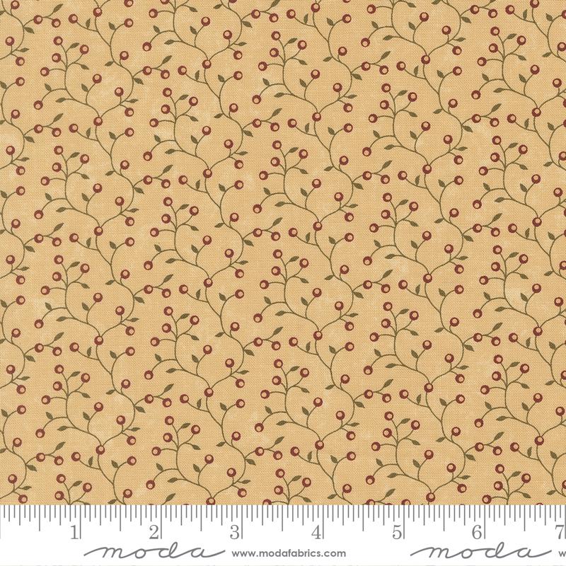 Wheatland Berry Wheat - Quilt Fabric