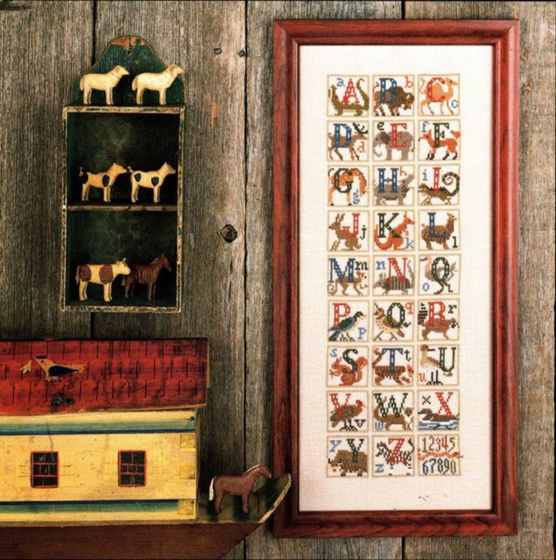 Animal Alphabet (Book 68) - Cross Stitch Pattern