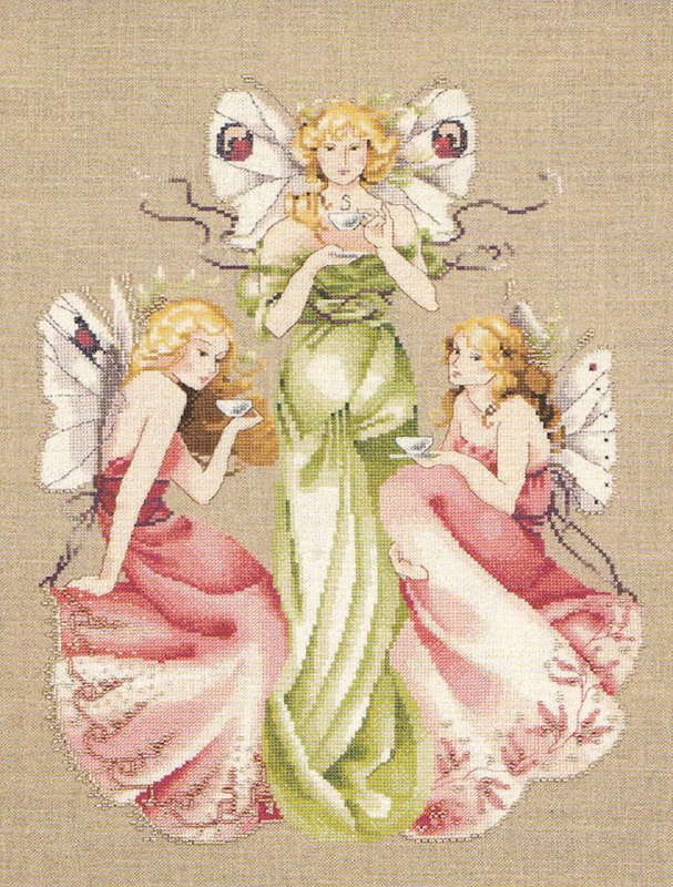 Three For Tea - Cross Stitch Pattern