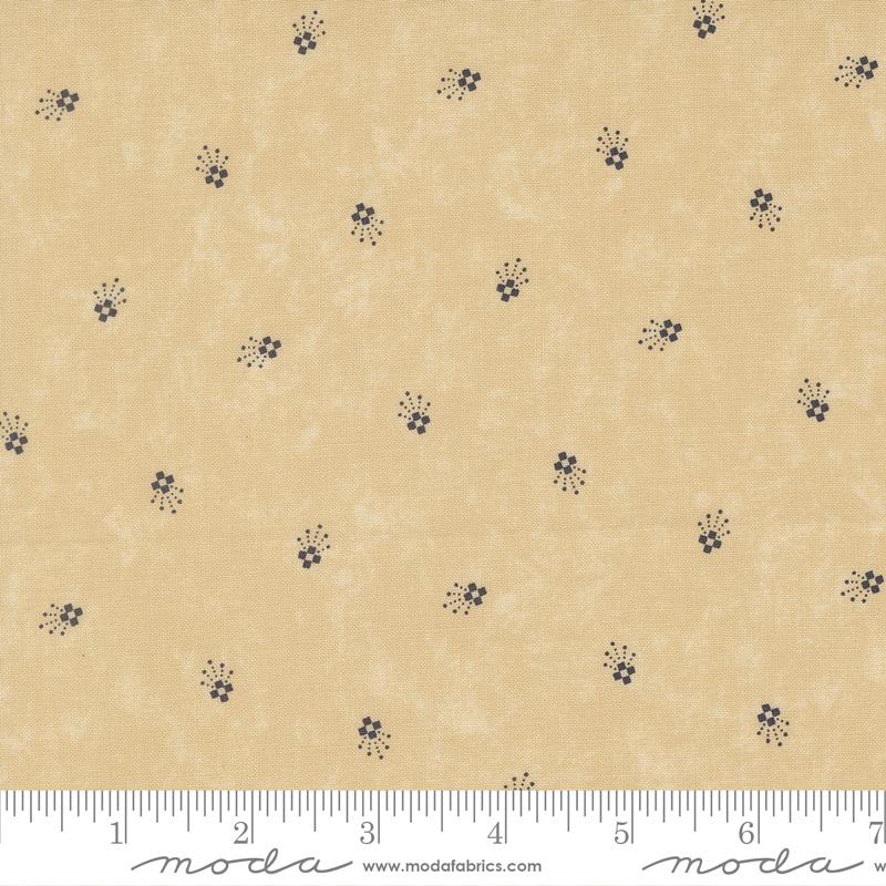 Bluebirds Nest Comet Tan - Quilt Fabric