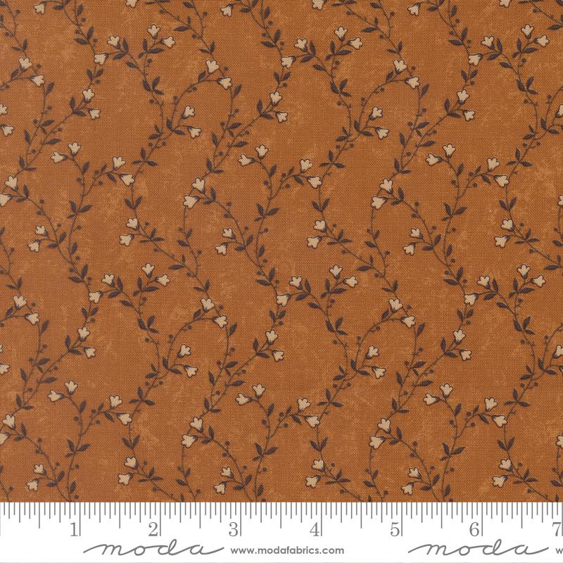 Quail Run Vines Amber - Quilt Fabric