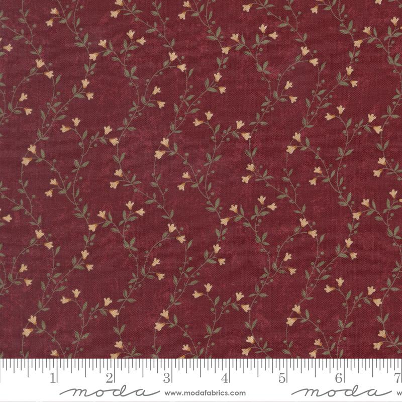 Quail Run Vines Brick - Quilt Fabric