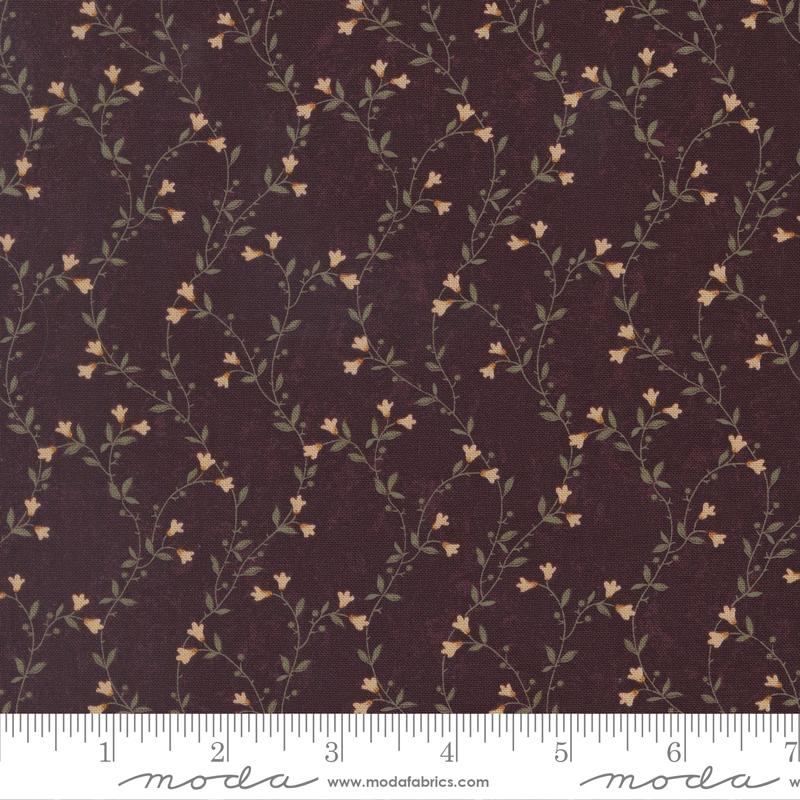 Quail Run Vines Mulberry - Quilt Fabric