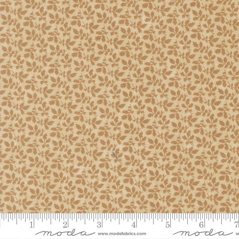 Quail Run Leaf Tonal Tan - Quilt Fabric