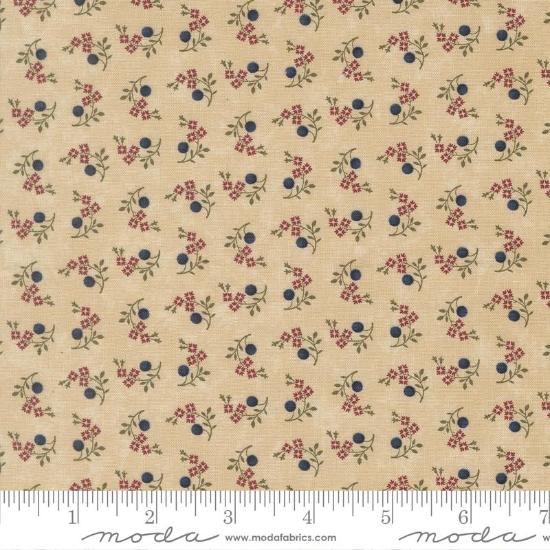 Quail Run Berries Tan - Quilt Fabric