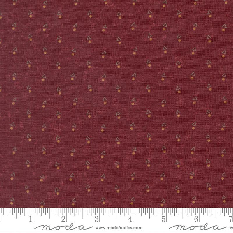 Quail Run Triangle Brick - Quilt Fabric
