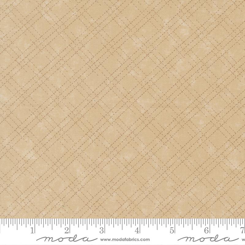 Quail Run Plaid Tonal Tan - Quilt Fabric