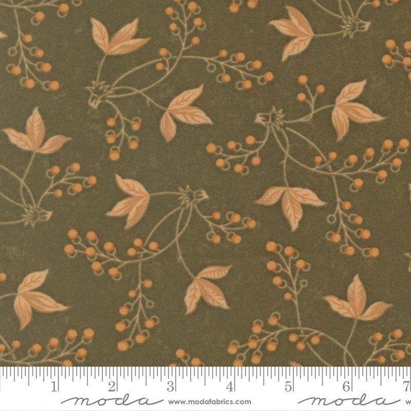 Flannel Season Holly Grass - Quilt Fabric