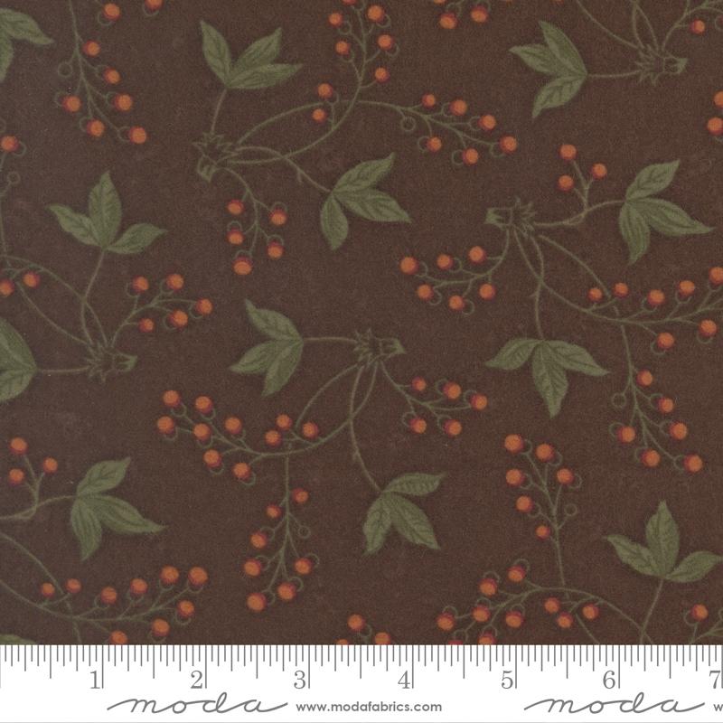 Flannel Season Holly Earth - Quilt Fabric