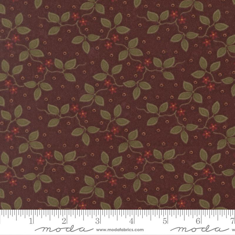Flannel Season Vines Pansy - Quilt Fabric