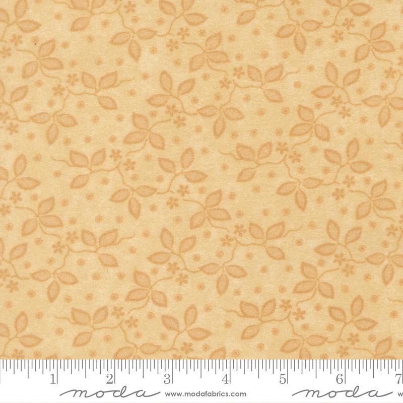 Flannel Season Vines Tan Tonal - Quilt Fabric