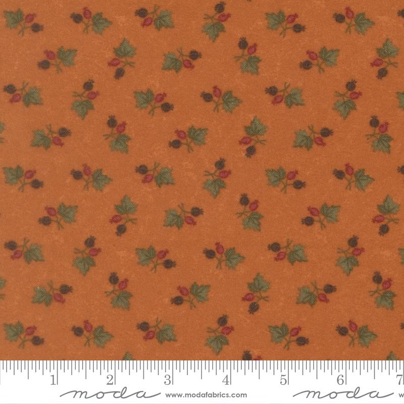 Flannel Season Acorns Pumpkin - Quilt Fabric