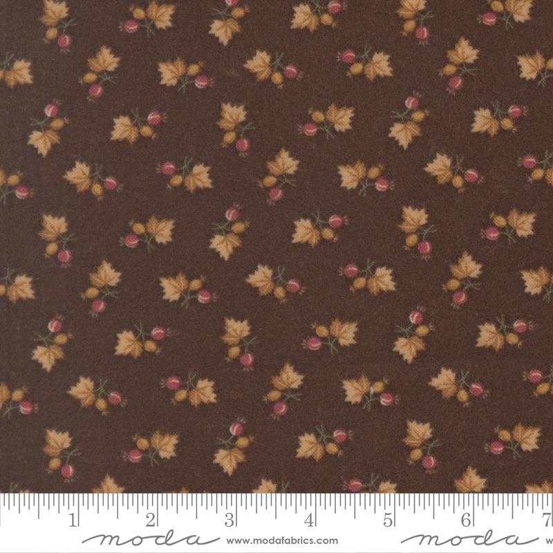 Flannel Season Acorns Earth - Quilt Fabric