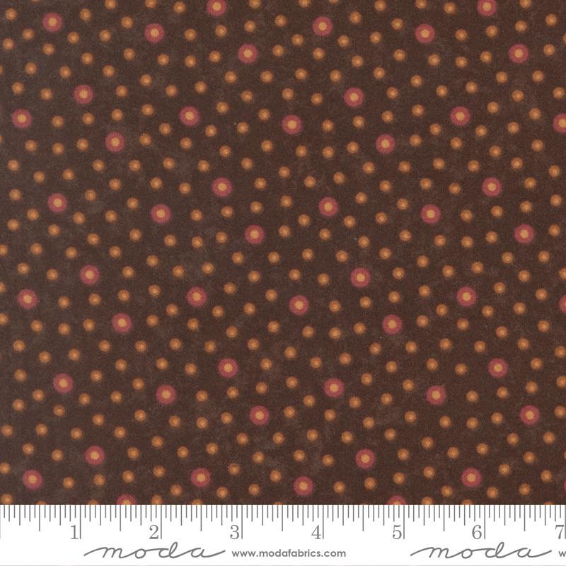 Flannel Season Dots Earth - Quilt Fabric