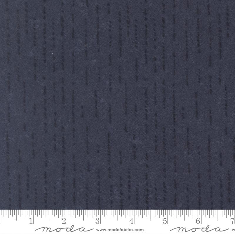 Flannel Season Stripe Indigo - Quilt Fabric