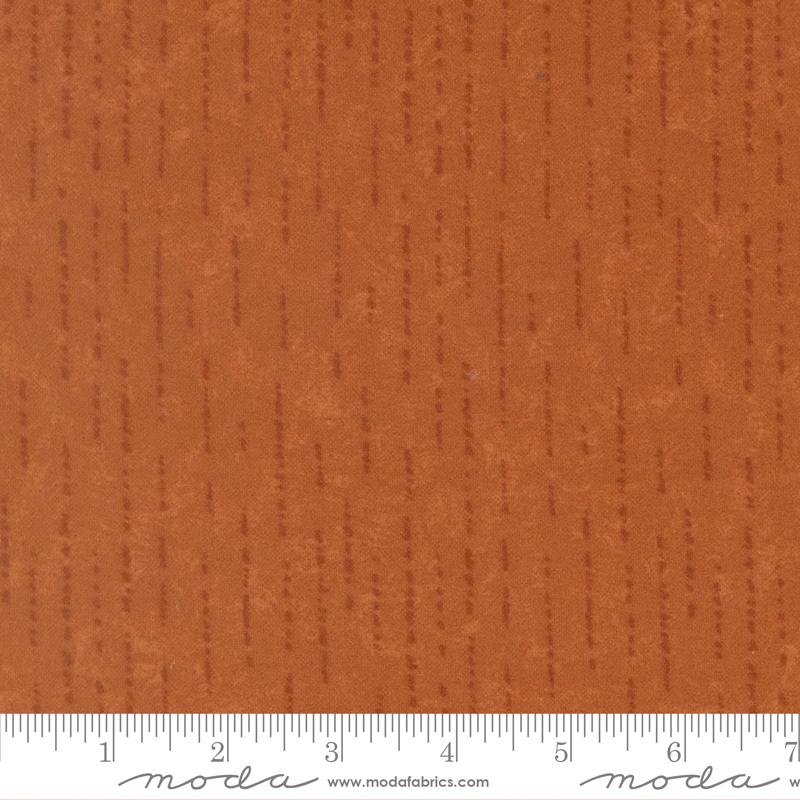 Flannel Season Stripe Pumpkin - Quilt Fabric