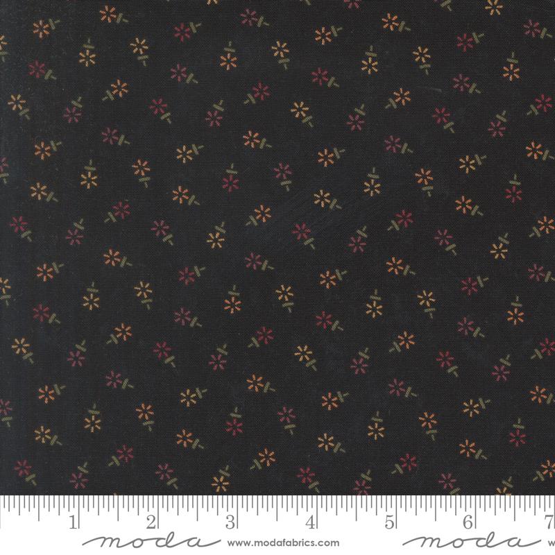 Honeysuckle Farm Bloom Mulch - Quilt Fabric, zoomed in. Select this picture to zoom back out.