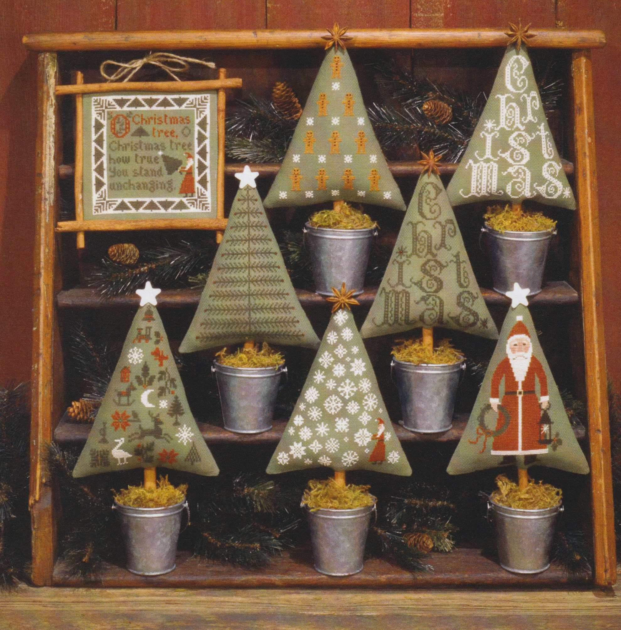 Christmas Trees (Book 82) - Cross Stitch Pattern