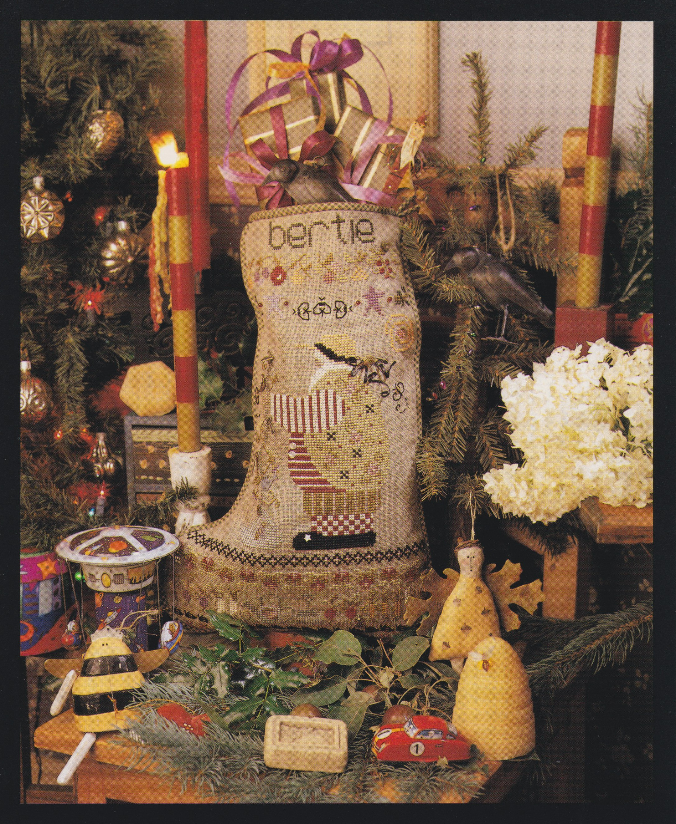 Bertie's Stocking - Cross Stitch Pattern