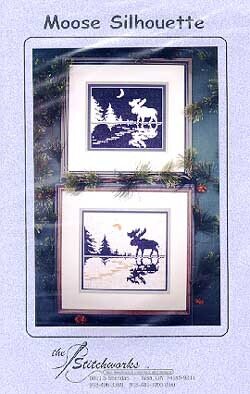 Moose Silhouette - Cross Stitch Pattern