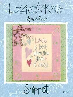 Love Is Best - PDF Cross Stitch Pattern