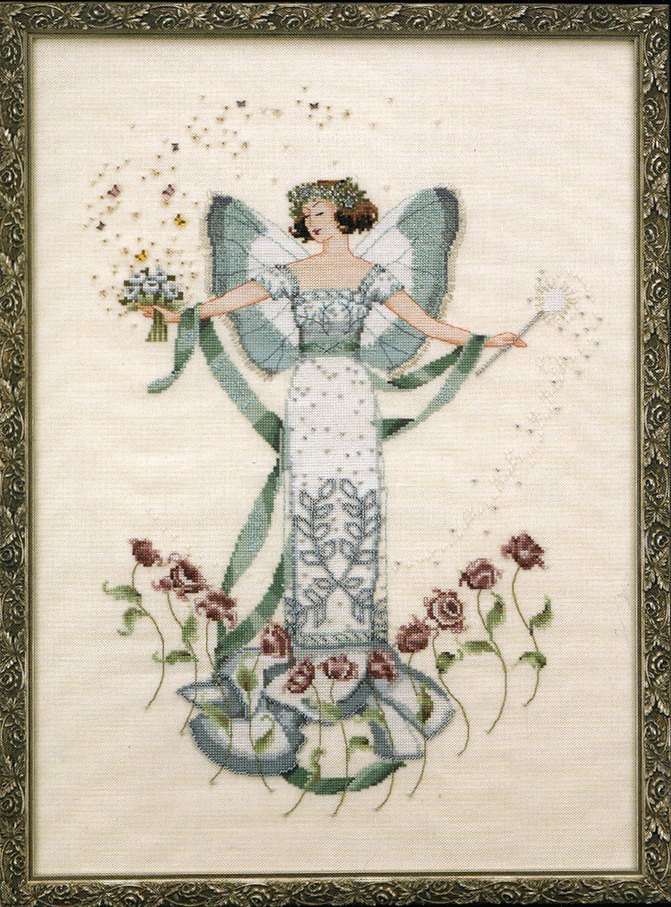 April's Blue Diamond - Mirabilia Cross Stitch Pattern