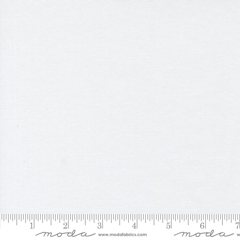 Bella Solids White White - Quilt Fabric