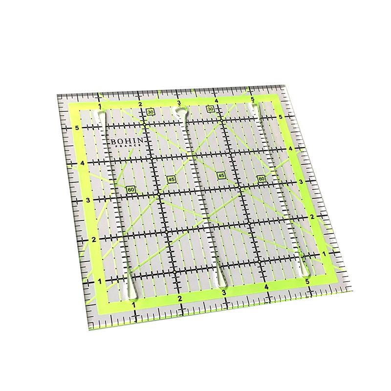 Slotted Quilting Ruler 6" x 6" 