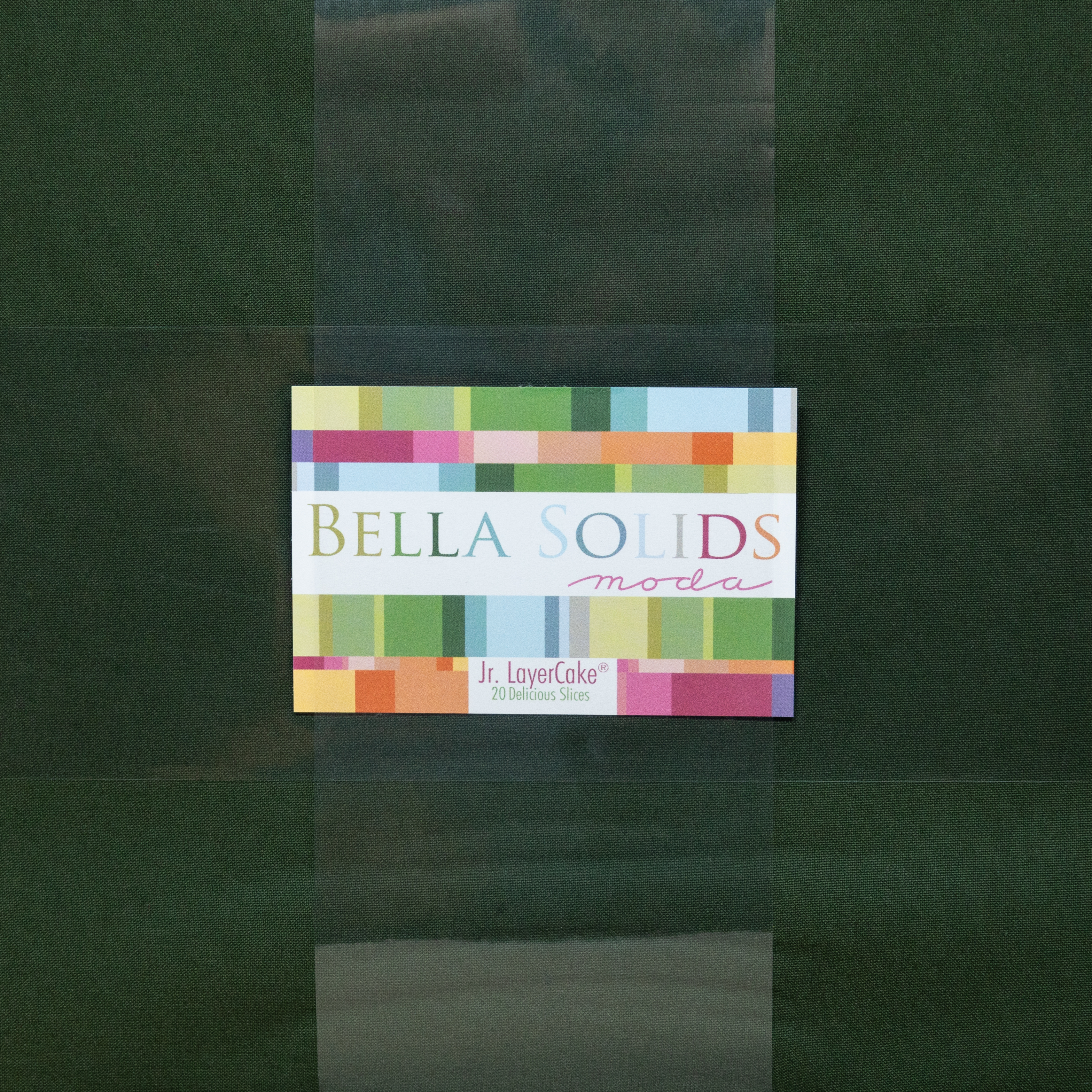Bella Solids Pine - Junior Layer Cake