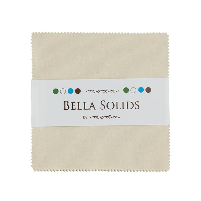 Natural Bella Solids - Charm Pack