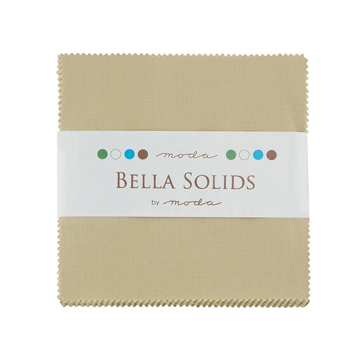 Bella Solids Tan - Charm Pack