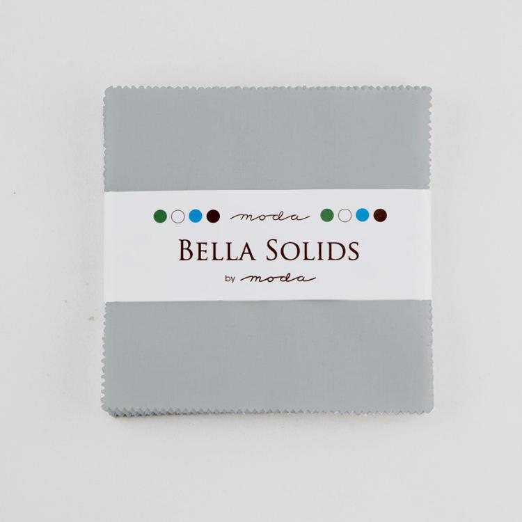 Steel Bella Solids - Charm Pack