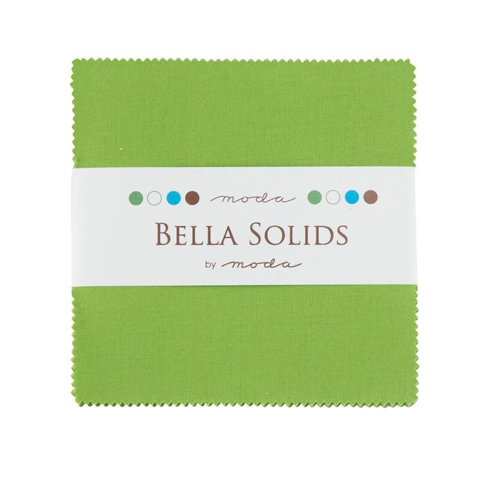 Bella Solids Fresh Grass - Charm Pack