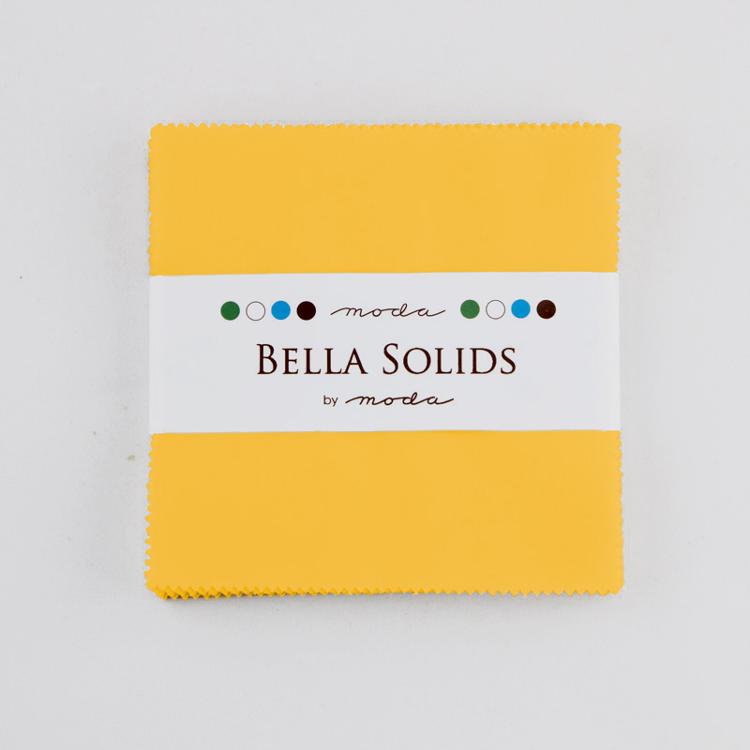 Bella Solids Yellow - Charm Pack