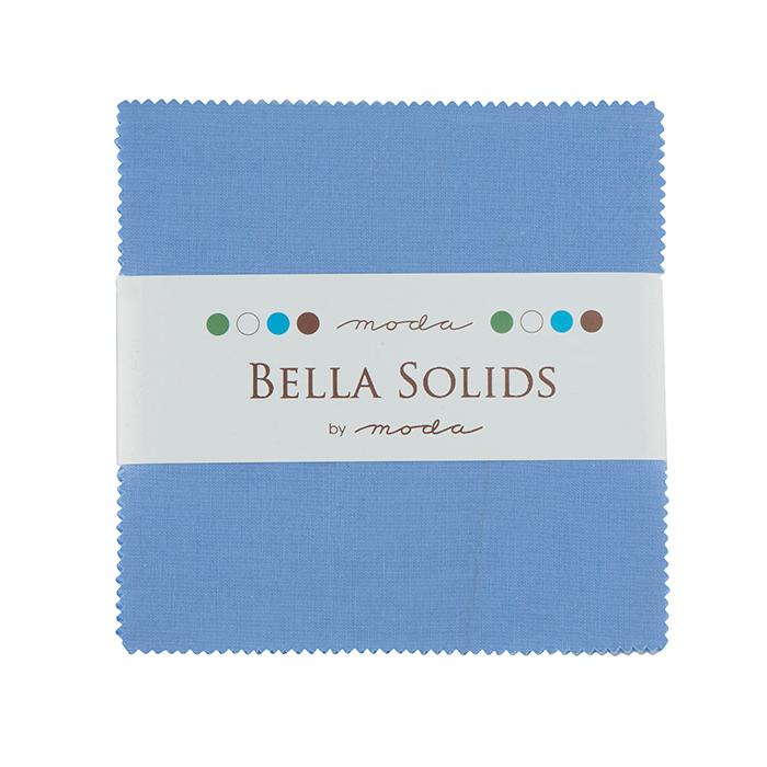 1930s Blue Bella Solids - Charm Pack