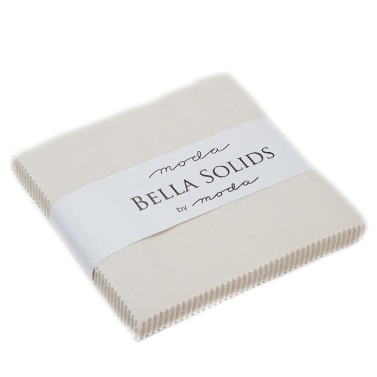 Bella Solids Charm Eggshell - Charm Pack
