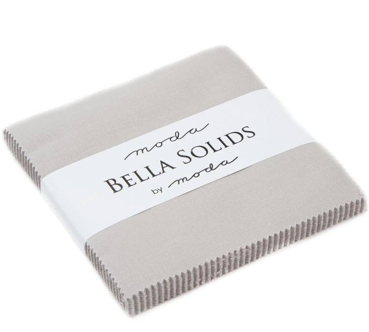 Bella Solids Gray - Charm Pack