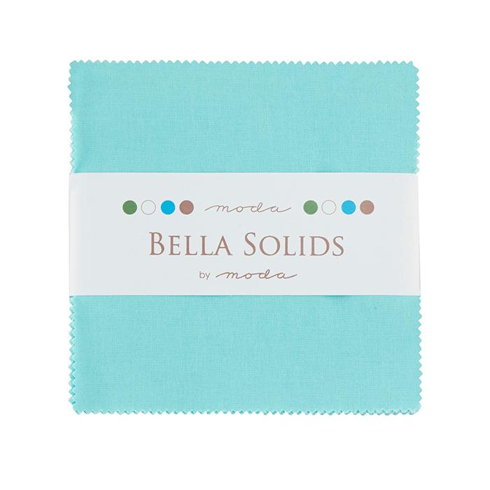 Egg Blue Bella Solids - Charm Pack