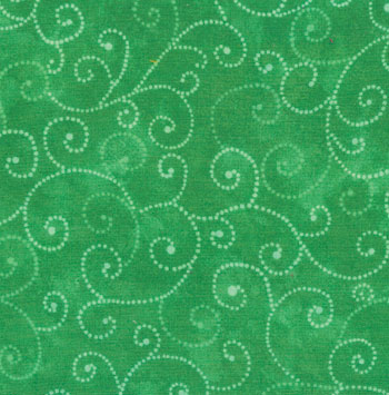 Marble Swirls Grass Green - Quilt Fabric