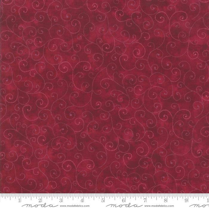 Marble Swirls Burgundy - Quilt Fabric