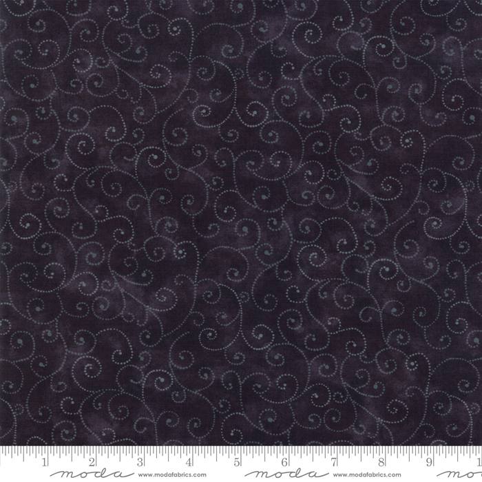 Marble Swirls Jet - Quilt Fabric