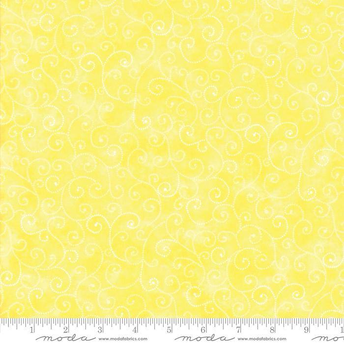 Marble Swirls Lemon - Quilt Fabric