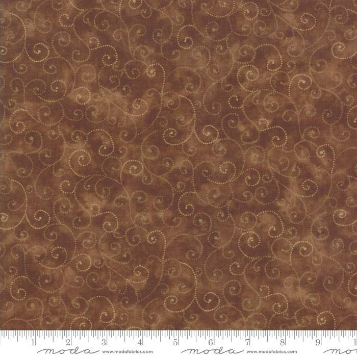 Marble Swirls Chocolate - Quilt Fabric