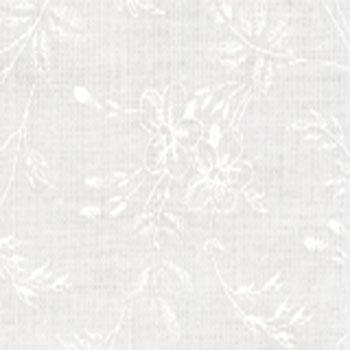 Muslin Mates Medium Floral White - Quilt Fabric