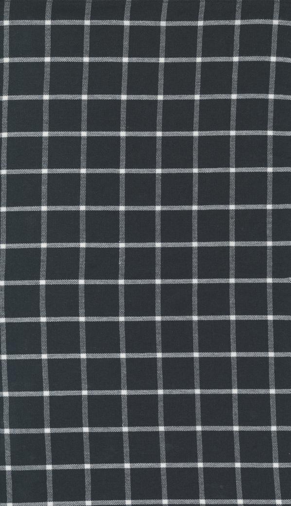 18" Easy Living Black White - Quilt Fabric