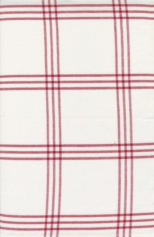 18" Enamoured White Red 6 - Quilt Fabric