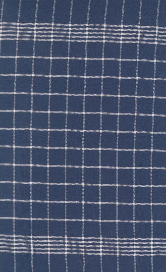 18" Summer Solstice Checker Nautical Blue - Quilt Fabric