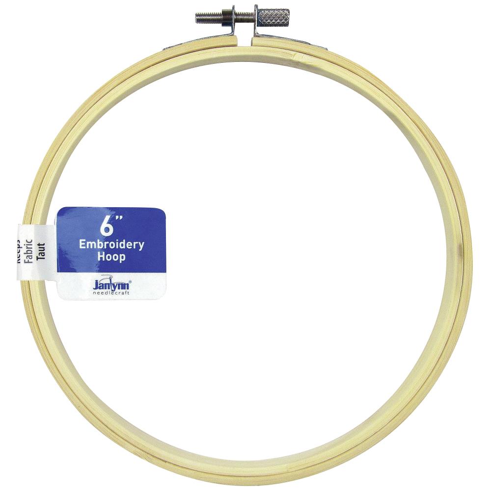 Janlynn Wood Embroidery Hoop - 6" Natural